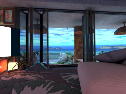 Blue Water Ocean Hut
