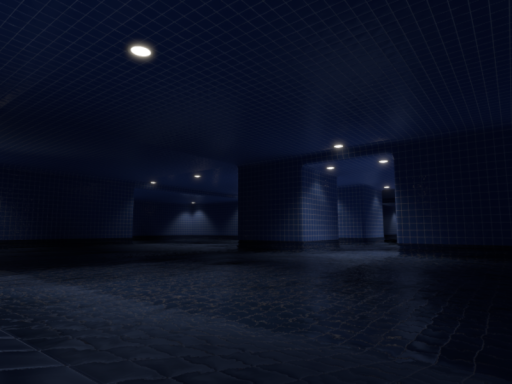 Blue Poolrooms （fixed water）