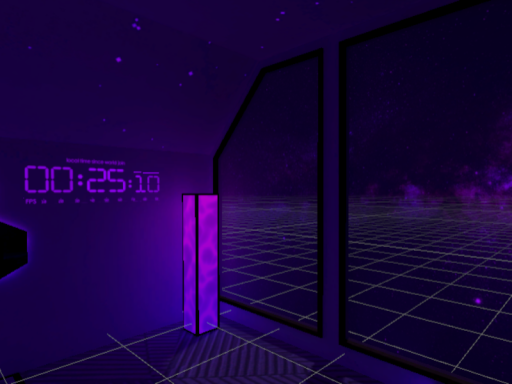Violet bedroom