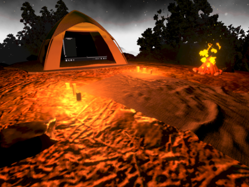 Starlit Campsite