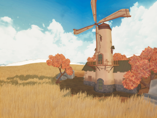 麦畑＂wheat field＂