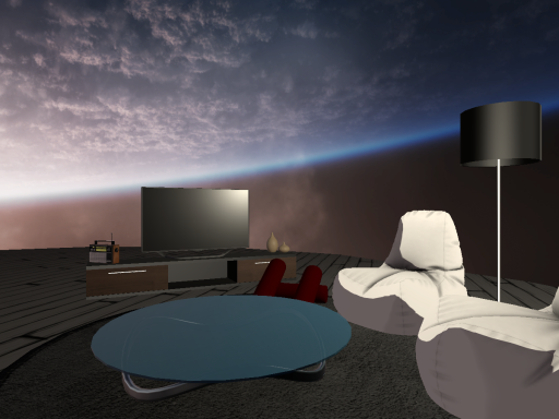 chilling in space
