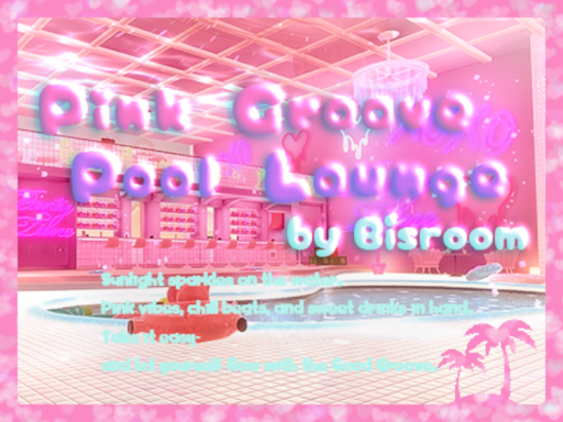 Pink Groove Pool Lounge by Bisroom