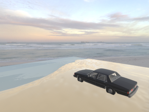 Rainy beach
