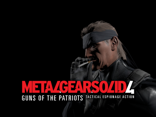Metal Gear Solid 4 Install Screen