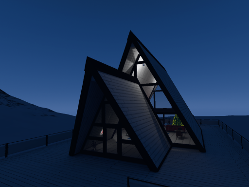 Snowy Cabin