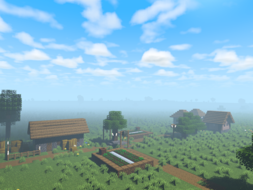 Superflat Overworld Village