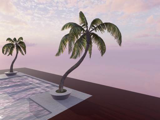 Poolside Palms