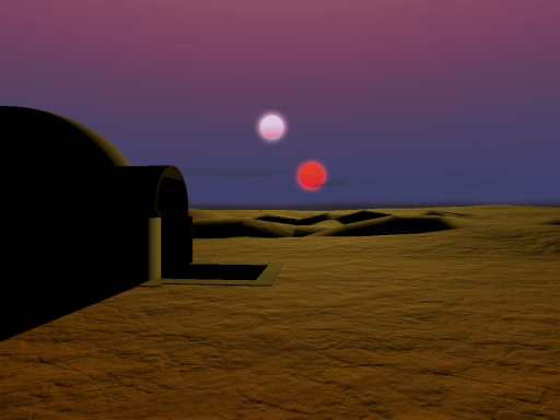 Binary Sunset