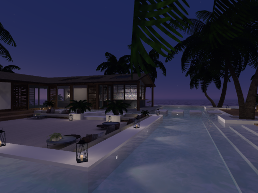Seaside swim pool