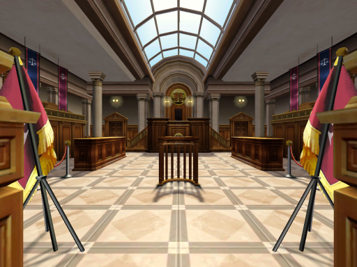 Ace Attorney Courtroom