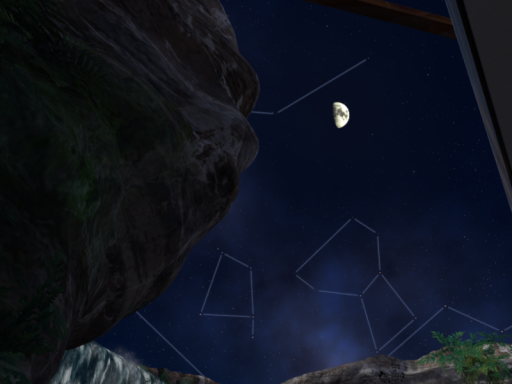 A night of stars and waterfalls - 滝と夜空と -