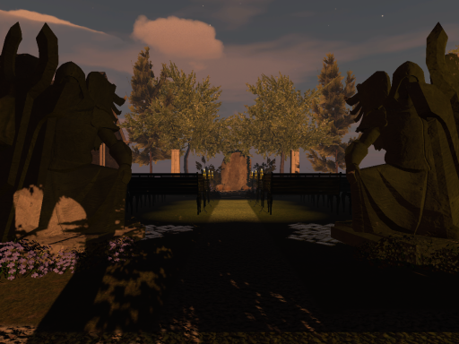 Peaceful Graveyard