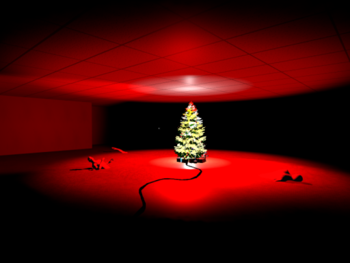 Backrooms Christmas Room
