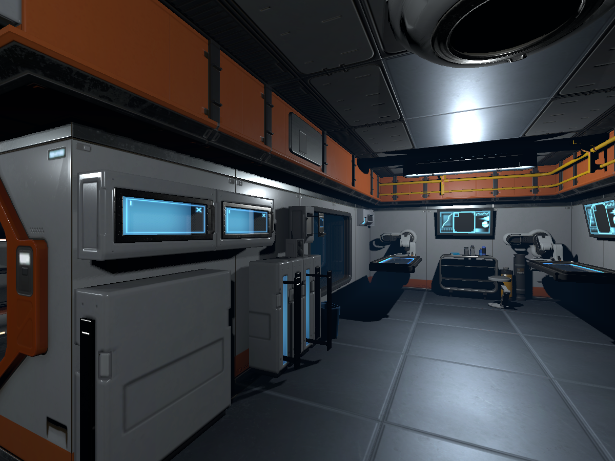 the lab