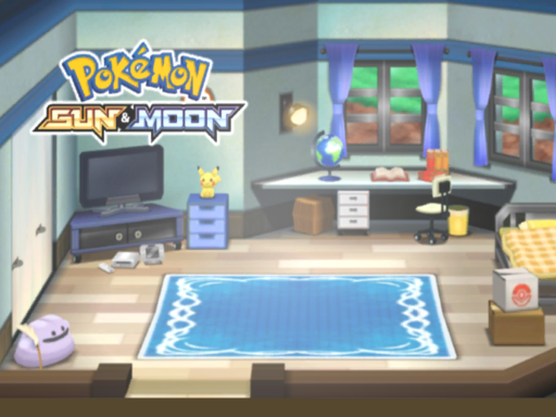 Pokemon Sun and Moon ｜ Players Bedroom