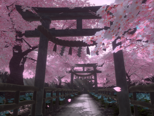 さくらと神社