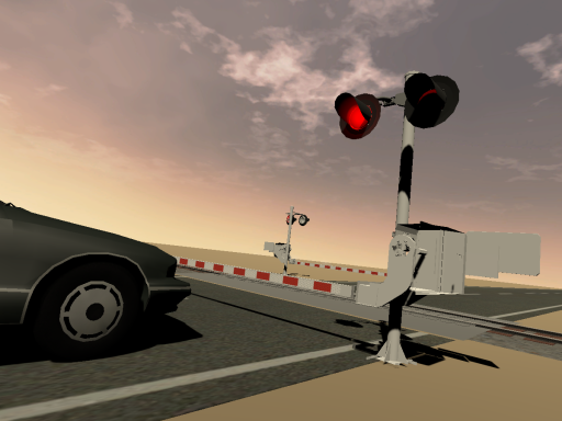 Railroad crossing （showcase）