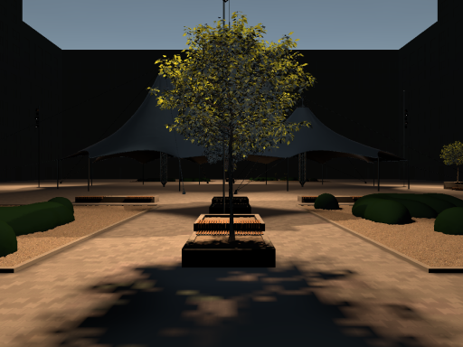 Place center