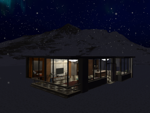 House in Snow