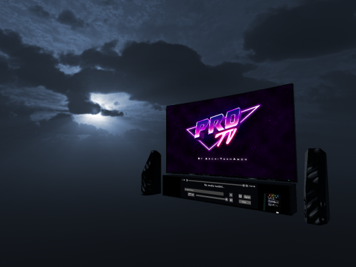 Video Player in the Skies （Night）