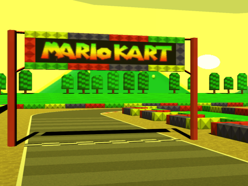Mario Kart SNES Circuit 3