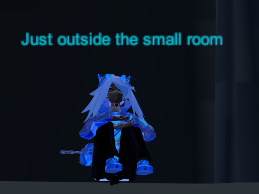 Just outside the small room