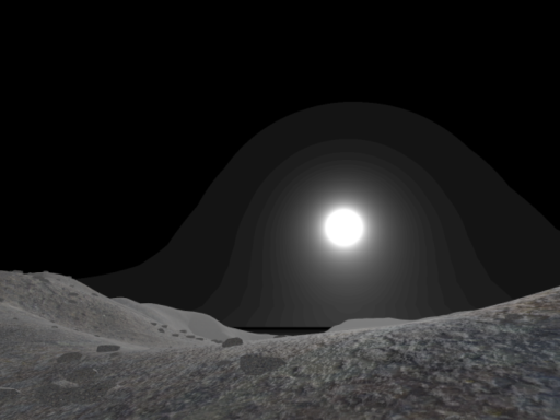 The moon