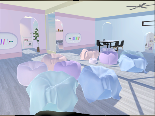 pastel shades