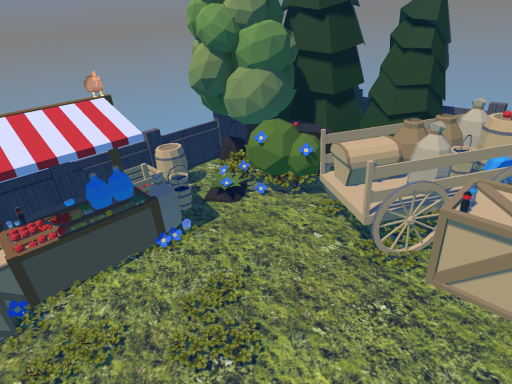 Courage's dream flower garden