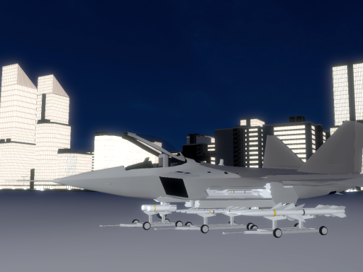 F-117＆YF-22Night Flight（wip）