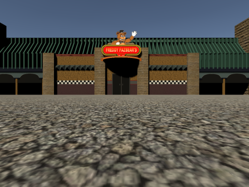 FNAF Movie map pizzaria outside （Five Nights At Freddy's）