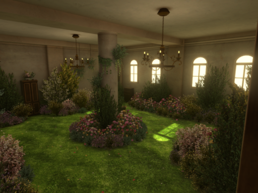 a garden