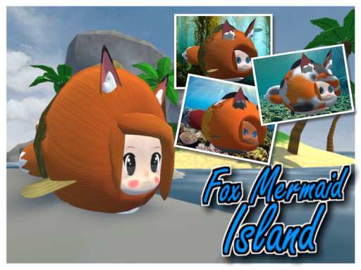 Fox Mermaid island
