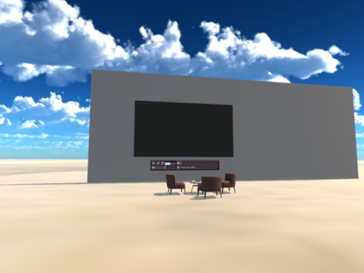 in the middle of a Desert