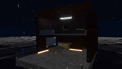 晚间小屋