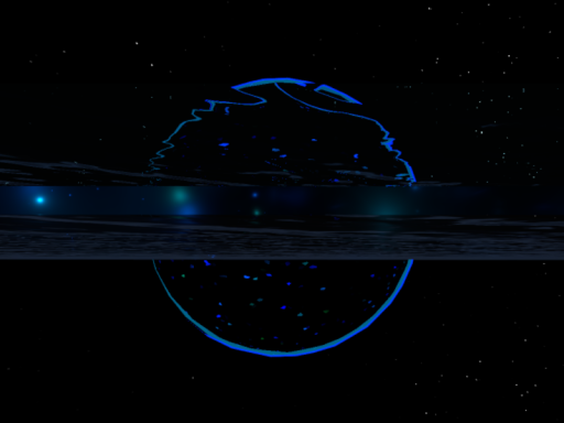 Just Ocean in Space