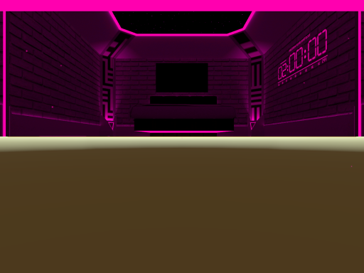 Purple Neon Bed