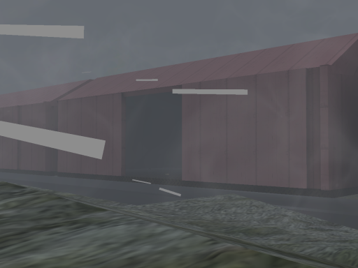 Rainy Train Ride