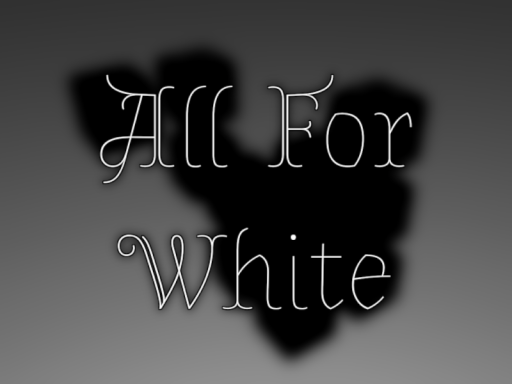 パズル「All For White」