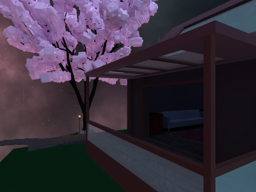the den on a floating island