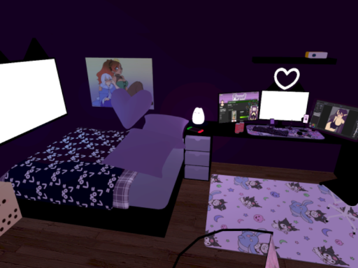 Purpell's bedroom