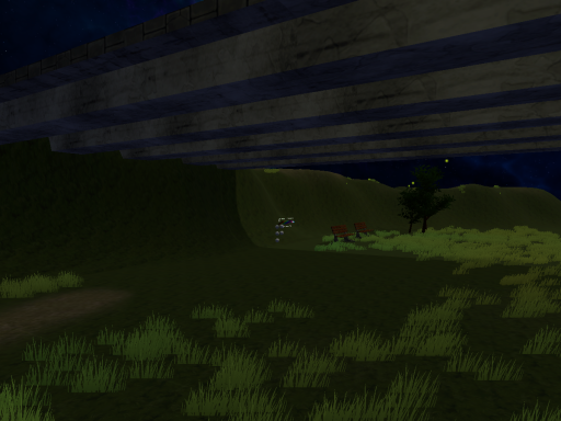 Under the bridge