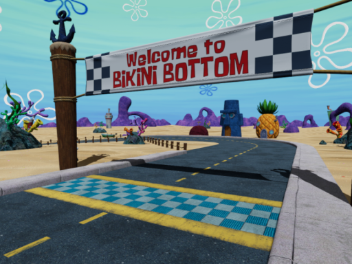 Bikini Bottom - Sonic Crossworld