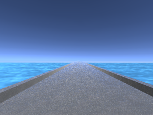 Just a lonely bridge