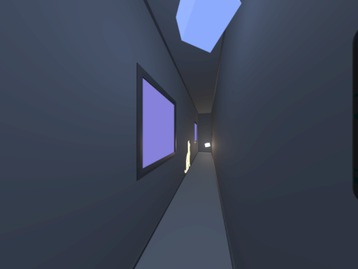 Narrow hallway