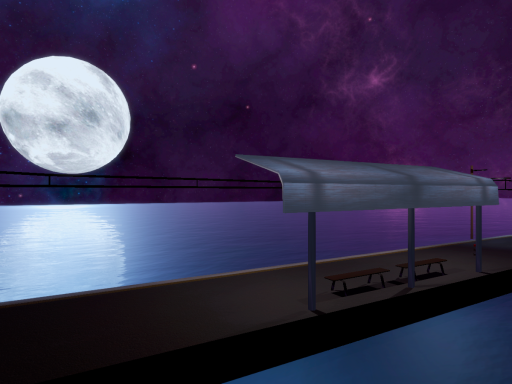 Station on the lake