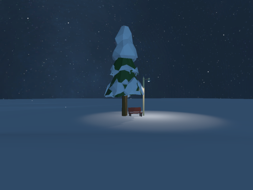 snow night
