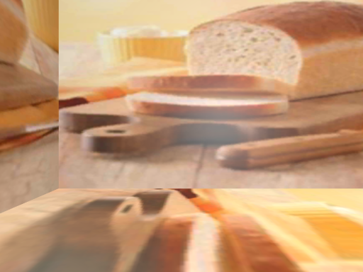 bread on table