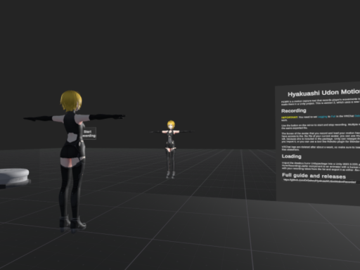 Hyakuashi Udon Motion Recorder v2